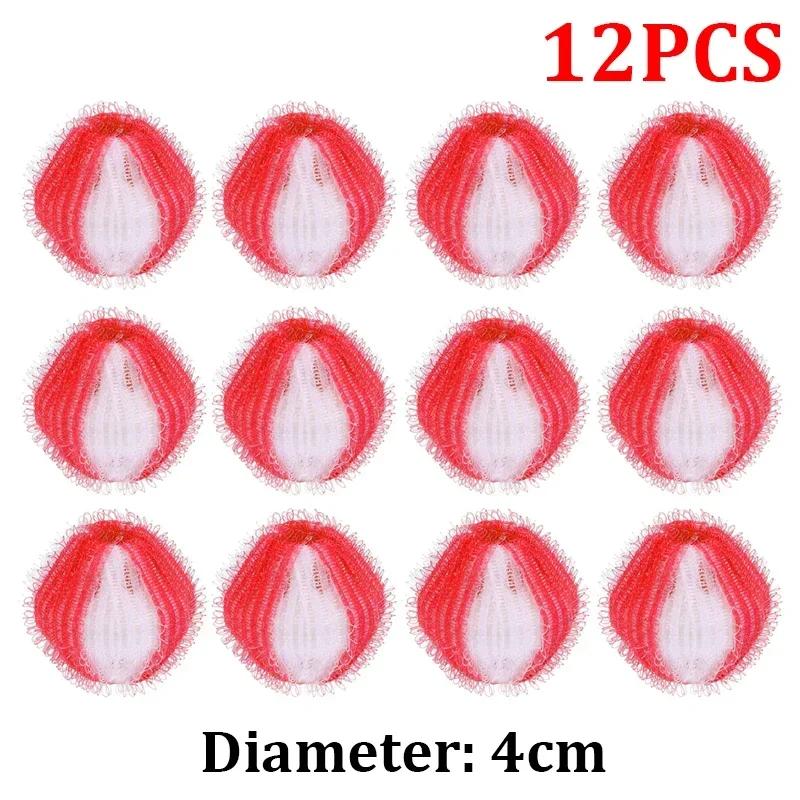 12/6 шт. Шарики для стирки Многоразовый фильтр для волос стиральной машины Плавающий уловитель шерсти, пуха, волос Сбор грязных вещей Очищающий шарик