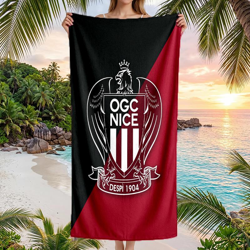 OGC Nice FC print Quick Dry Beach Towel Microfiber Absorbent Portable Travel Swimming Towel