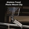 Universal Mobile Phone Stand Foldable Hook Holder 360 Degree Rotation Portable In Flight Airplane Desktop Bracket for All Phones