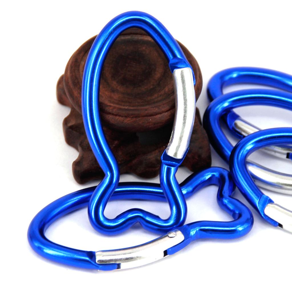 Быстросъемная пряжка в форме рыбы для скалолазания, металлическая защелка с пружинным карабином для кемпинга, рыбалки, пешего туризма, путешествий