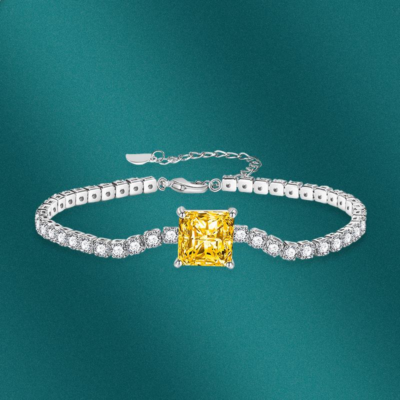 Sace Gems Classic Copper Alloy Zircon Bracelet Ladies Jewelry Wedding Promise Party Gift