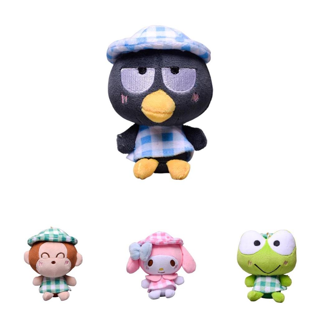Милая Плюшевая Кукла-Подвеска Sanrio Куроми Мелоди Синнаморолл Для Украшения Сумки и Брелока
