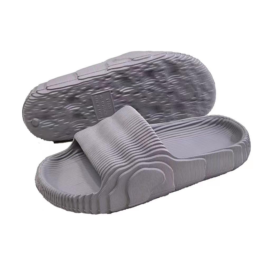 Летние шлепанцы в стиле Канье: Модные, на толстой подошве, большого размера, в корейском стиле, универсальные парные тапочки