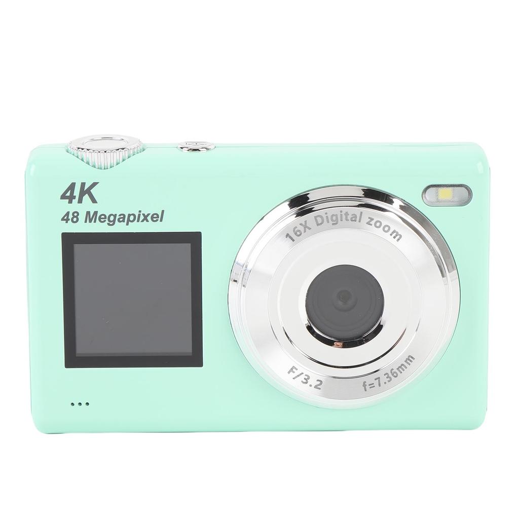 4K Digital Camera 48MP HD Dual Screen 16x Digital Zoom Autofocus Selfie Camera for Photography