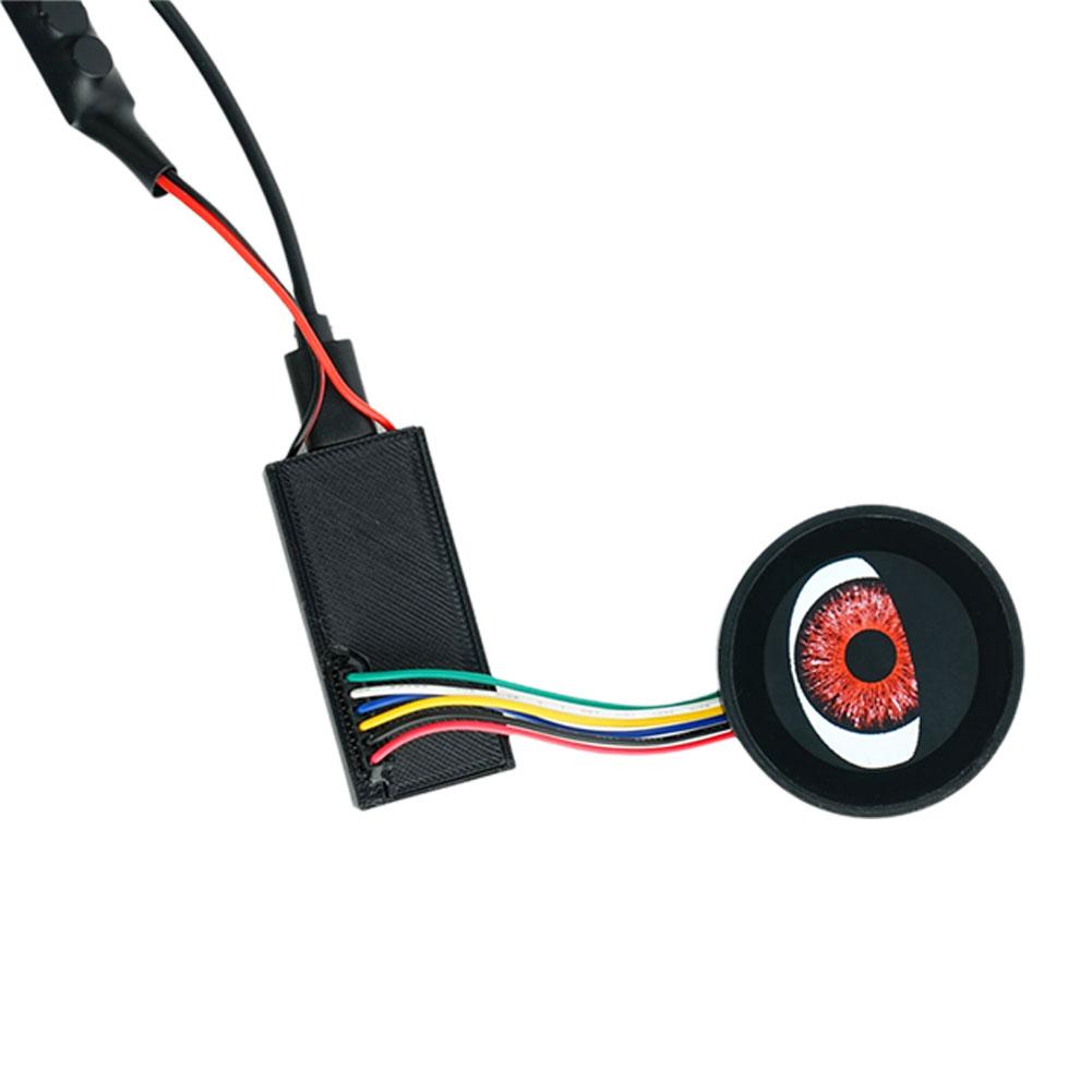 Dynamic LED Car Headlights Devil Eye 8 Style Car Devil Eye Blink For Car Motorcycle Logo Light Headlight Accessories