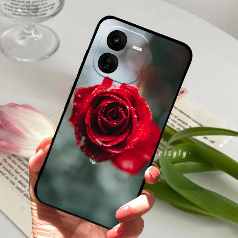 Чехлы для Vivo IQOO Z9X Z9 Turbo Z9X Z9Turbo 5G Роскошный Расписной Силиконовый Мягкий Задний Чехол для телефона IQOO Z9 Lite Защитные Чехлы