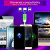 VAORLO Glowing Magnetic Charging Cable Cable + Plug Quality For Micro Type-C 8 Pin Easy Charging Fashion USB Charge