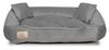 Velvet Dog Cat Bed Couch Playpen Gray 4 Sizes