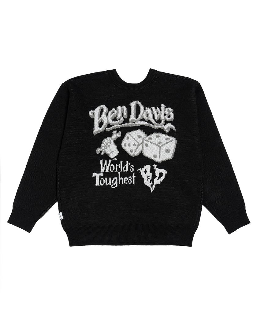 BEN DAVIS White Label Классический Логотип Вязаный Цвет Слоновой Кости