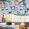 350Pcs/Set DIY Sun Catcher Kit with Rose Flower Butterfly Moon Star Rainbow Maker Fake Crystal