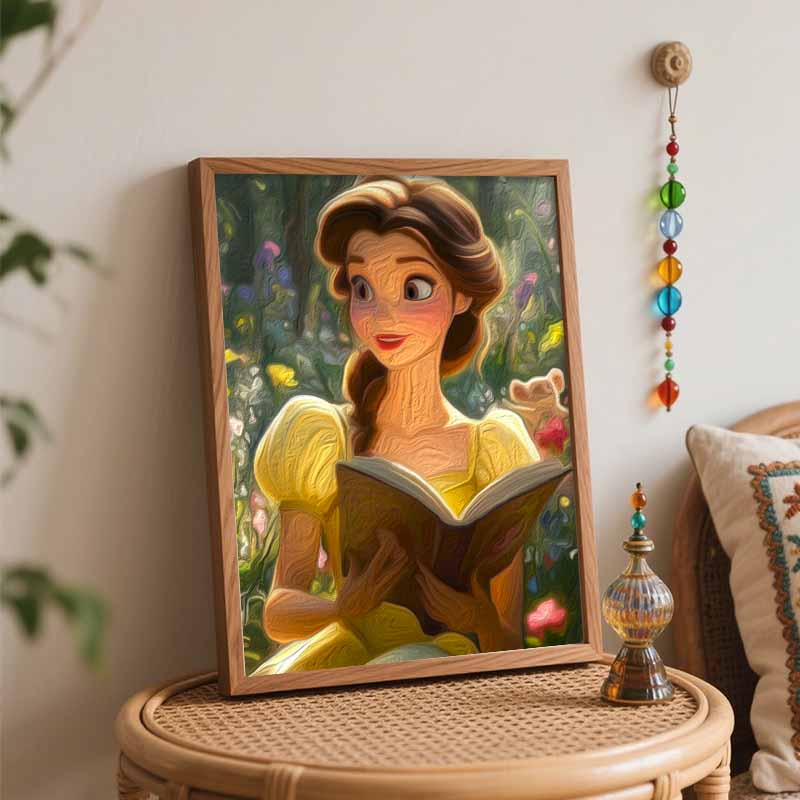 Disney Belle Раскраска по номерам масляными красками набор для рисования ручная работа DIY декор для дома подарки настенное искусство поделка для взрослых расслабление творческое хобби искусство