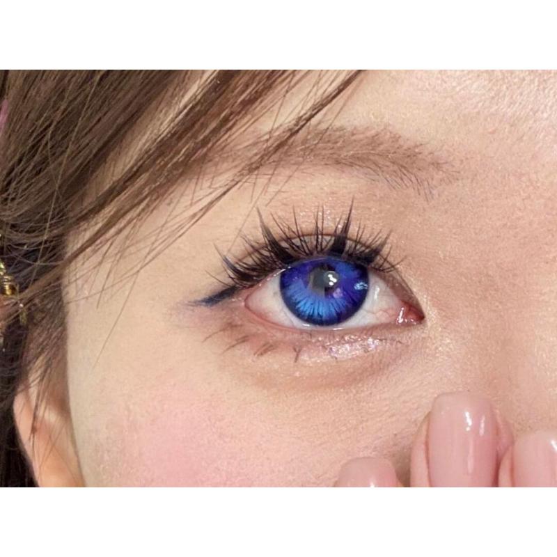 MillCreek Color Contact Lenses 14.5MM Icy Petal Purple 2pcs Yearly Use Soft Lense Grade (0.00-8.00) 2025 New