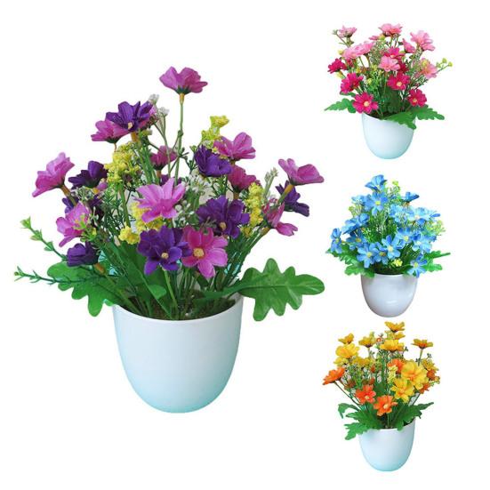 Искусственное растение изысканное мастерство орнамент мини нежный пластиковый искусственный цветок декор для офиса