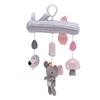 Baby Crib Hanging Toy Newborn Animal Wind Chime Soft Plush Carseat Toy for Baby Cots Strollers