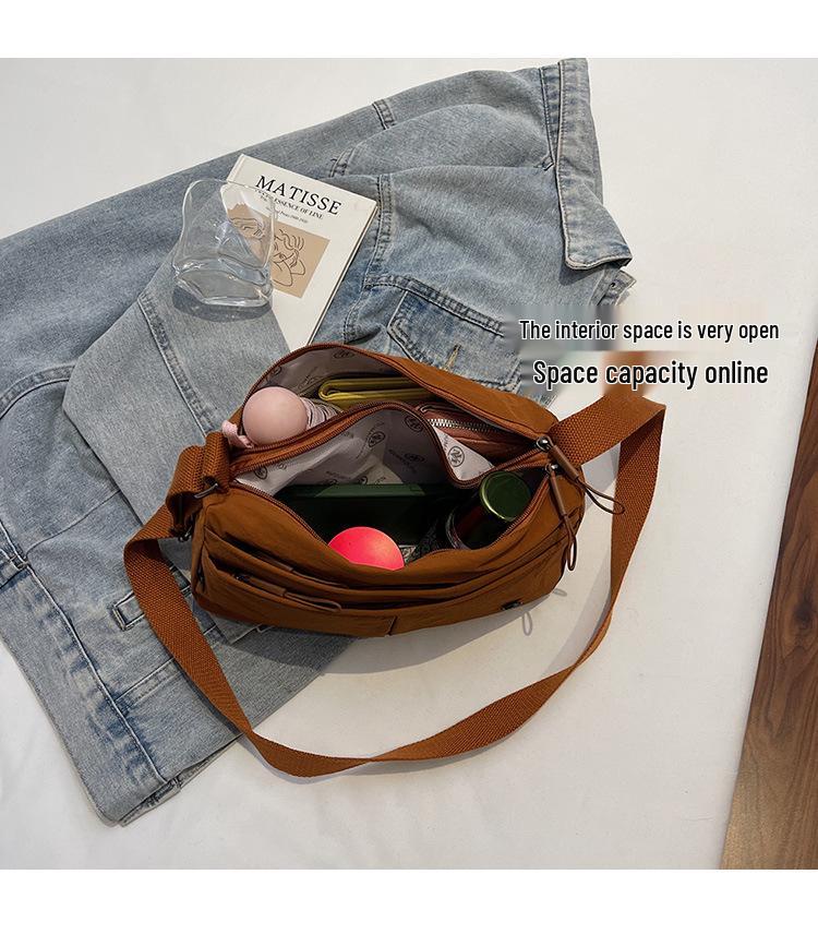 Женская спортивная минималистичная сумка кроссбоди 2025: Легкая, Вместительная, Универсальная наплечная сумка для поездок на работу или повседневного использования