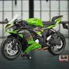 1/12 Kawasaki 600cc Niaja ZX6R Alloy Motorcycle Model Simulation Diecast Metal Street Motorcycle Model Children Toy Gift