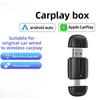 Wireless CarPlay Box Dual Port Auto Adapter for Car Connectivity Fast Transmission