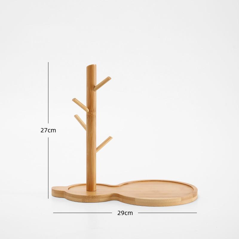 Nordic Bamboo Tree Branch Storage Tray Living Room Desktop Key Hanger Jewelry Display Frame Tray Decorations Ornaments