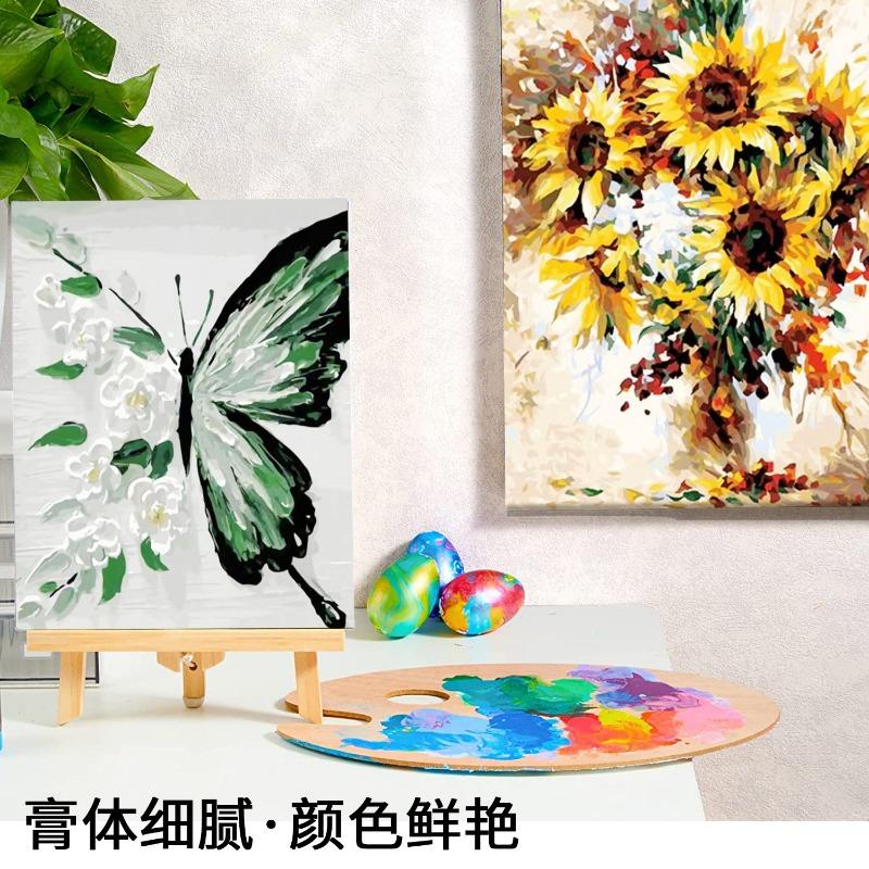 Нетоксичные 26 цветов 1 жидкая унция 30 мл Бутылочки Акриловая краска Не выцветающая Насыщенный пигмент для Детей Взрослых Художников Холст Поделки Дерево