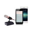 Mini Microphone High Fidelity Sensitive Aluminum Alloy 3.5mm Handheld Condenser Microphone for Daily Life