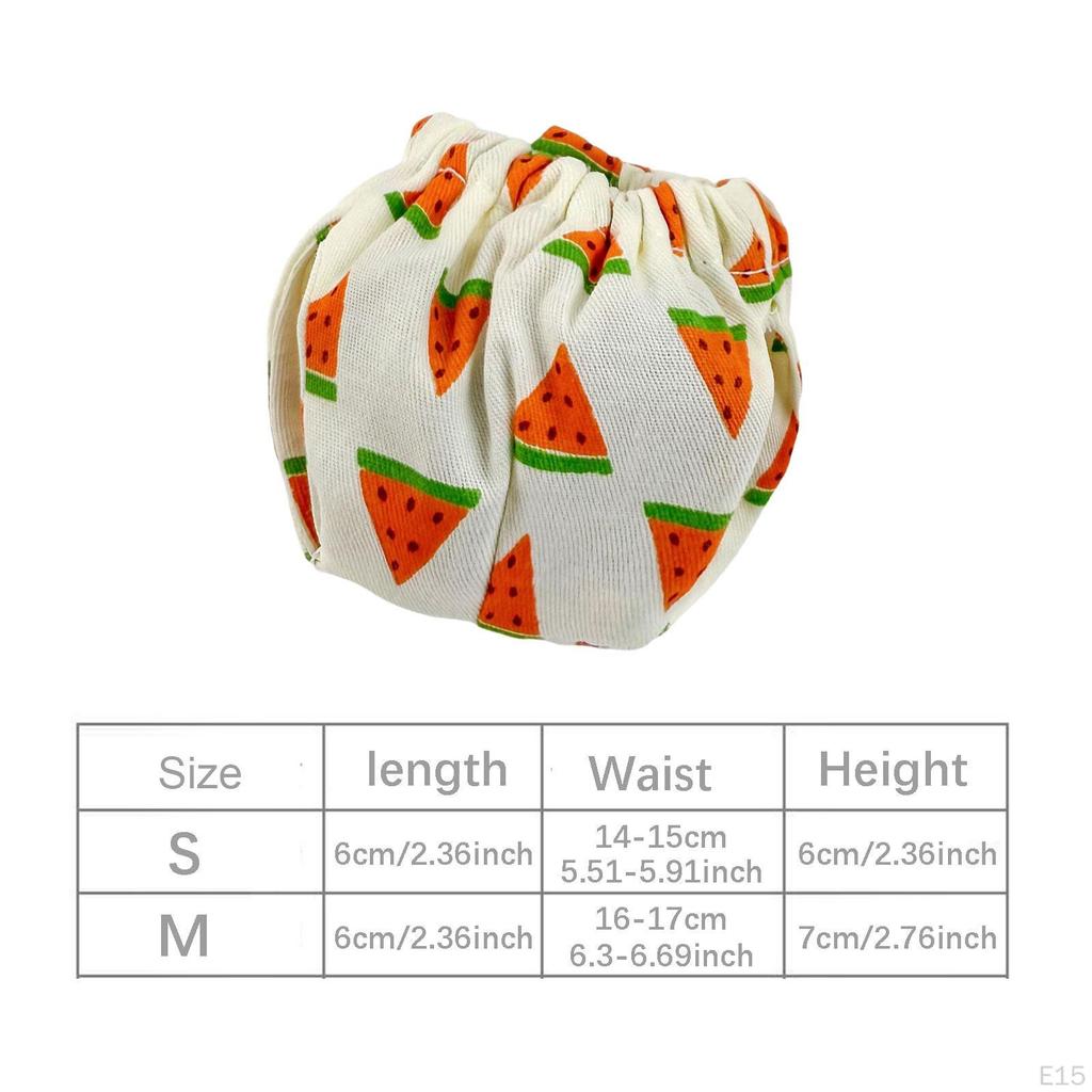 Squirrel Diapers Guinea Pig Diaper Clothes Pet Supplies Reusable Small for Groundhog