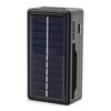 18650 Solar Charger with Type C Port Double Slot Intelligent Lithium Battery Charging Station for Outdoor Travel Use