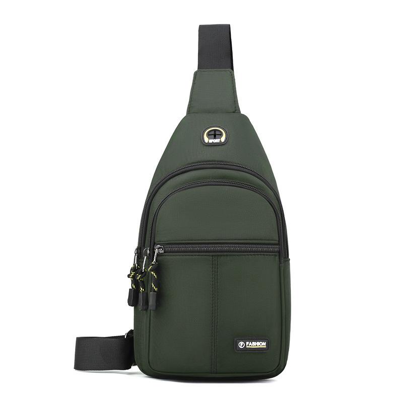 Мужская нагрудная сумка, повседневная наплечная сумка, легкая дорожная спортивная нагрудная сумка, универсальный трендовый модный мужской кроссбоди маленький рюкзак