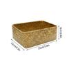 Cosmetic Storage Fruit Storage Box Storage Baskets Woven Seagrass Straw Rattan Basket Picnic Basket