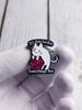 Cartoon Cute Cat Funny Creative Alloy Brooch Creative Accessories Badge