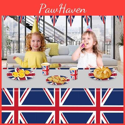 Набор партийной атрибутики с британским флагом. Отпразднуйте Платиновый юбилей 2022 года с этим ценным многофункциональным набором!