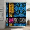 Abstract Art Shower Curtain Colorful Bathroom Decor for Home Customized Modern Design Waterproof Fabric for Bathrooms Perfect Gi