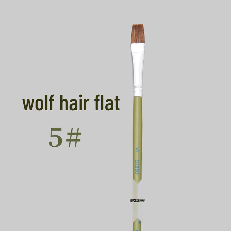 Специальный набор кистей для студентов художественных вузов Gaken: Масло из волчьей шерсти, Гуашь, Акварель, Кисти для акриловой краски