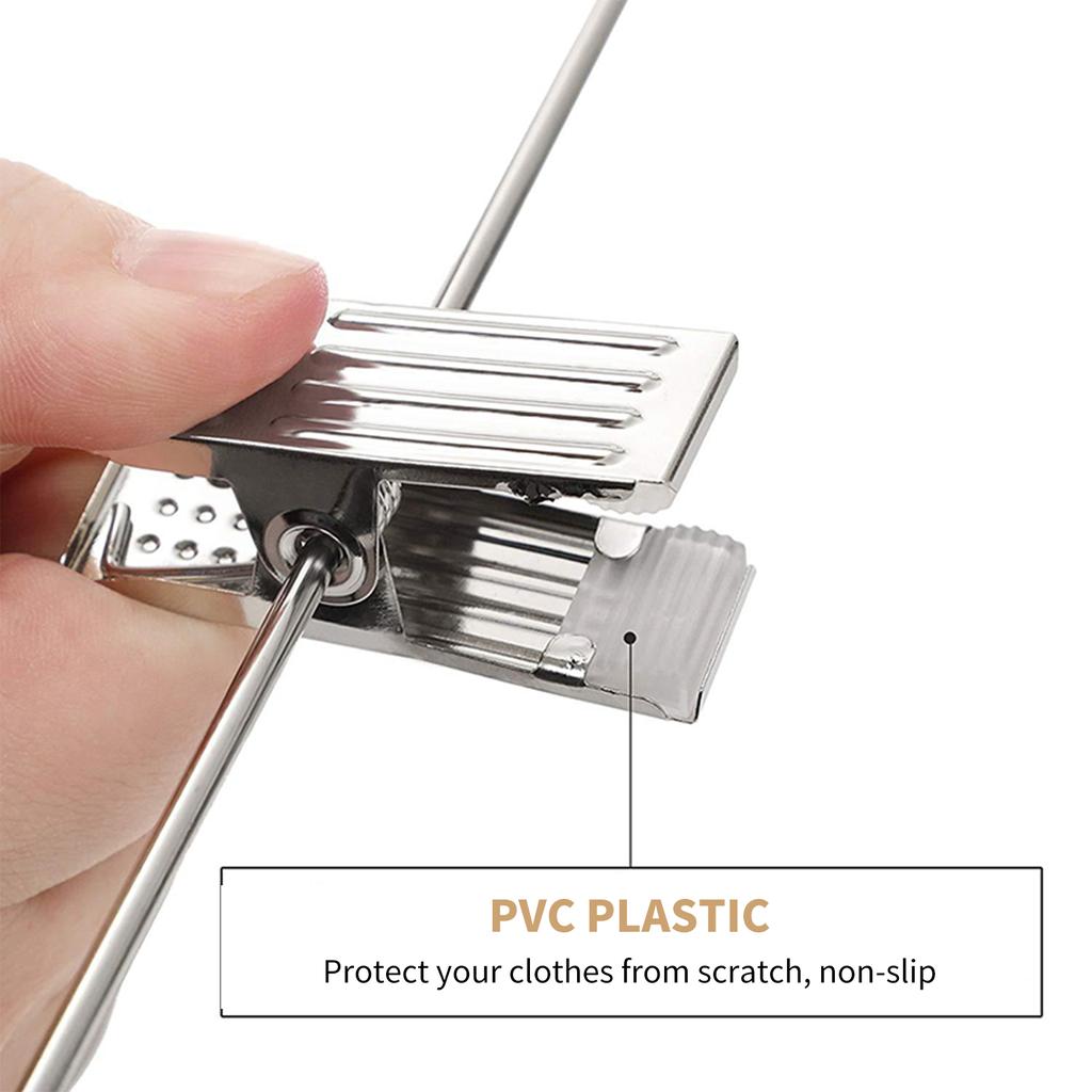 5/10pcs Clothes Hangers with Movable Clips Velvet Ultra Thin No Slip Rack Skirt Pants Hangers for