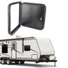 Дверь багажного отсека для RV, устойчивая к УФ-лучам, квадратная со скругленными углами, черная дверь для хранения в отсеке для кемпера, автодома