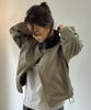 UNIVERSE GARMENT Two-Way Windbreaker Jacket_Khaki