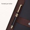 Классический дизайн полностью металлическая латунная медная шариковая ручка-роллер для деловых мужчин подарочная ручка для письма