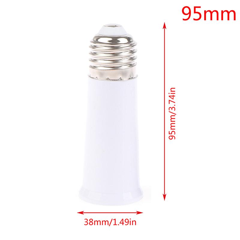 E27 Lamp Base Extender 65Mm 95Mm Lamp Holder Lamp Socket Adapter For Light Bulb