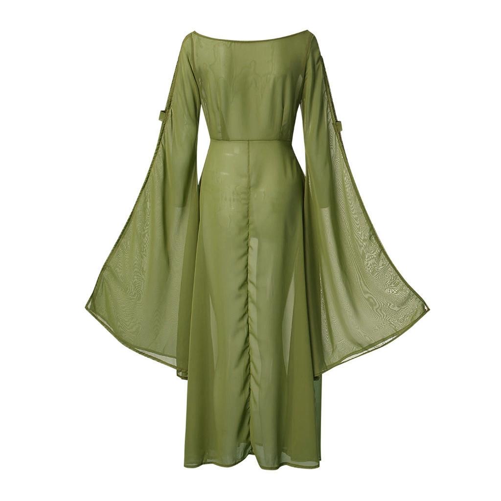 Женское ретро косплей винтажное вечернее клубное элегантное платье макси платье