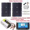 Solar Panel 36W Power Storage System Set Inverter 300W/400W/500W/600W Controller