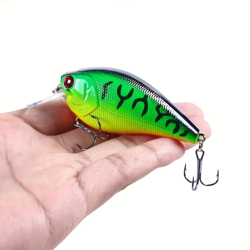 6pcs Artificial Wobbler Shallow Diving Crankbait - Catch More Bass & Pike with Hard Bait Fishing Lure!