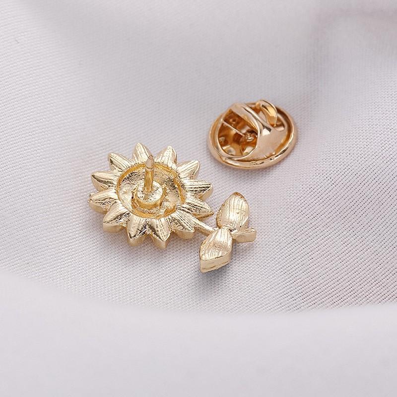 Выиграйте чемпионат одним махом, брошь-подсолнух с антибликовой пряжкой, простой фиксированный корсаж высокого класса, ювелирные изделия с подвесками без пряжки