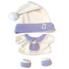 Фиолетовый комплект пижамы и для 10-см плюшевой куклы-кигуруми Отаку Kpopdoll Костюм (Шляпа, Платье, Обувь) Кукла, Аксессуары, Активности, Талисман, [Б/у]