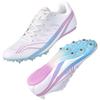 Li Ning Амортизирующие Нескользящие Дышащие Низкие Кроссовки с Подошвой Pebax Для Тренировок и Бега Унисекс Белый Розовый Синий LJJT911-7