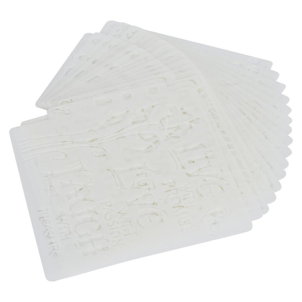 16 шт. шаблон для рисования, полый, точечный рисунок, отвал, буква, узор, декоративная карта