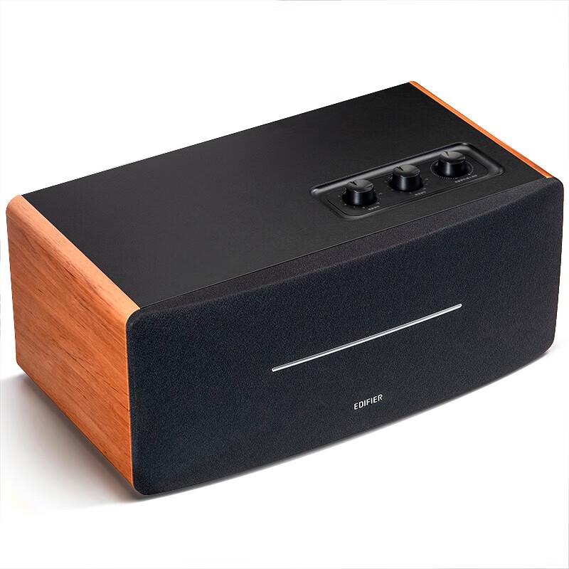 Edifier D12 2.0-канальный деревянный настольный Bluetooth-динамик, штекер CN (адаптер в комплекте)