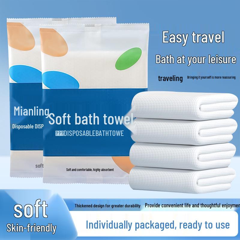 Large Lint-Free Disposable Bath Towel for Hotels, B&Bs, and Travel