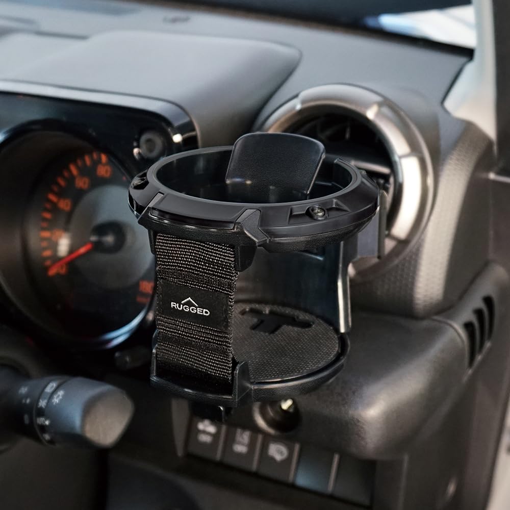 Tsuchiya Yac Автоаксессуары для интерьера RUGGED Подстаканник BK PF468