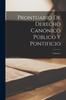 Книга Prontuario De Derecho Canonico Publico Y Pontificio Volume 2