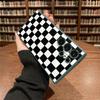 Black and White Checkerboard Soft TPU Case Slim Shockproof Protective Cover For Samsung Galaxy S Ultra FE Plus A Series 5G