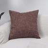 Solid Linen Cotton Throw Pillow Cover Simple Cushion Cover Nordic Boho Decor Couch Accent Pillow Case 45x45 cm 2pcs
